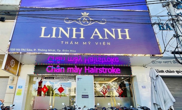 Thẩm mỹ viện Linh Anh tại TP. Biên Hoà bị xử phạt 90 triệu đồng vì hoạt động không phép và đình chỉ hoạt động 18 tháng Thẩm mỹ viện Linh Anh tại TP. Biên Hoà bị xử phạt 90 triệu đồng vì hoạt động không phép và đình chỉ hoạt động 18 tháng