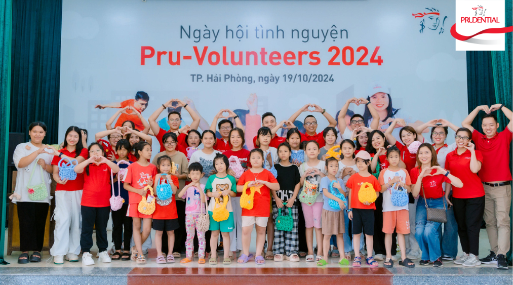 Ngày hội tình nguyện Pru-Volunteers 2024 tại Hải Phòng