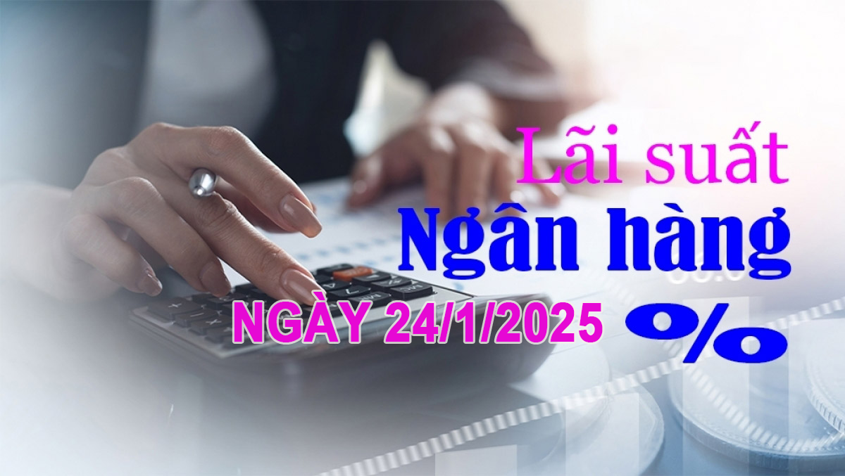 Lãi suất ngân hàng hôm nay 24/1: Diễn biến bất ngờ trước kỳ nghỉ Tết Nguyên đán Ất Tỵ 2025