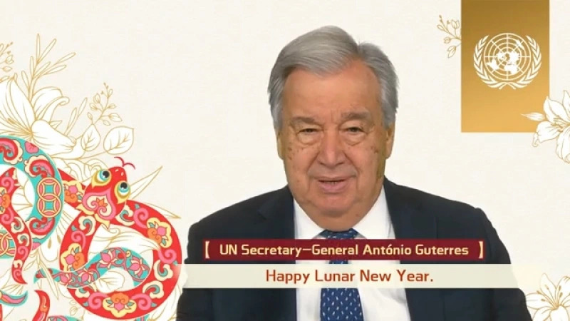 Tổng Thư ký Liên Hợp quốc Antonio Guterre chúc mừng Tết Nguyên đán Ất Tỵ 2025