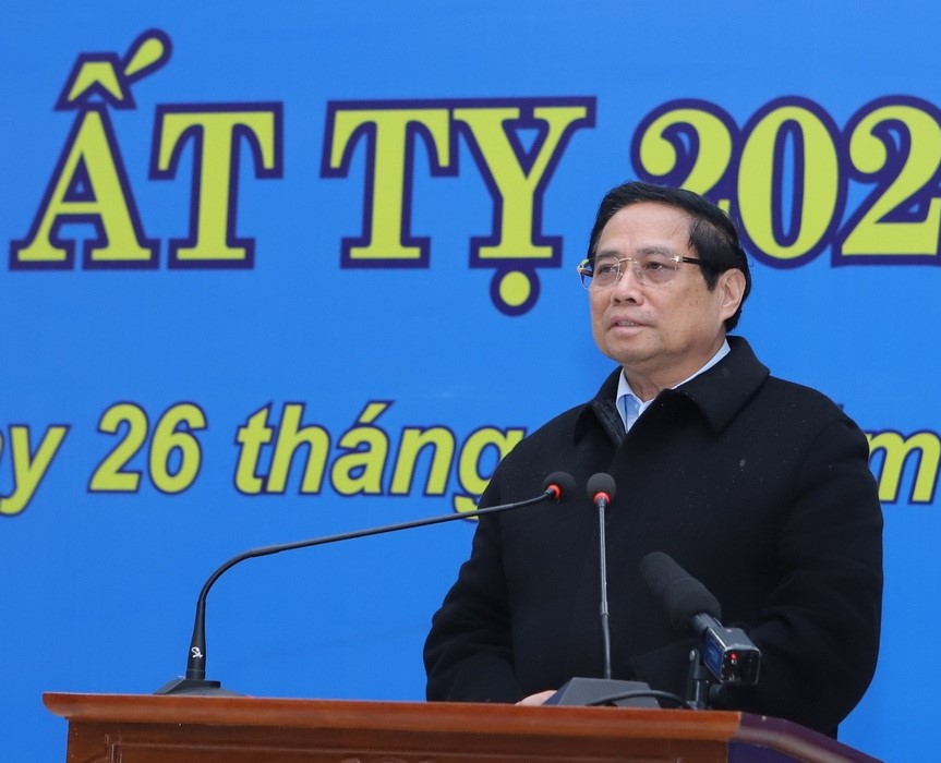 Thủ tướng Chính phủ Phạm Minh Chính phát biểu tại chương trình.