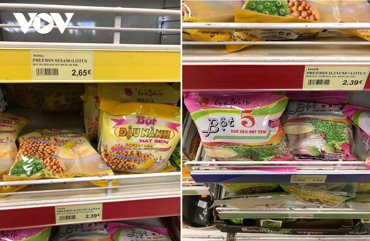 Hàng hóa Việt Nam có mặt tại nhiều hệ thống phân phối tại Đức và châu Âu.