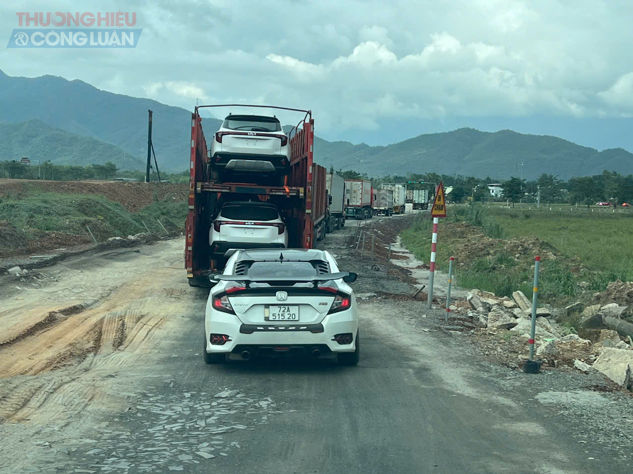 Lượng xe lưu thông qua cao tốc này trong 24 giờ qua đạt hơn 21.000 lượt