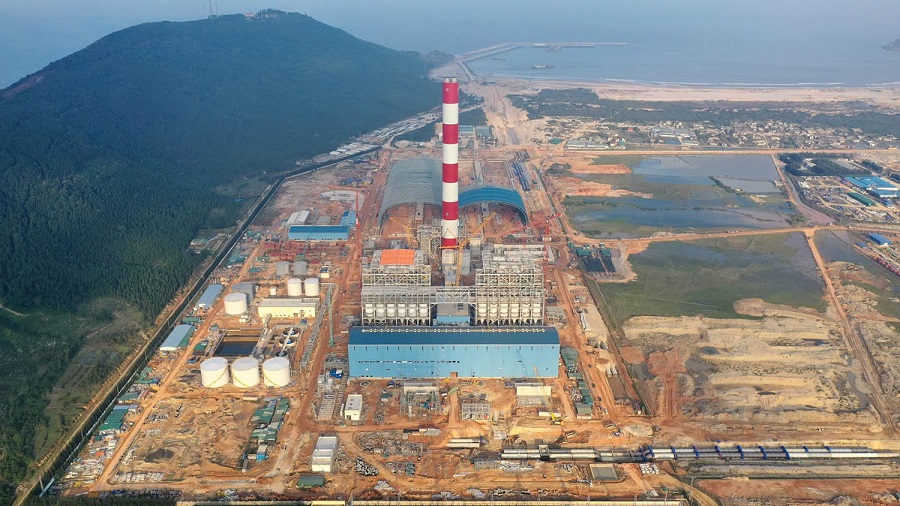 Công trường xây dựng Nhà máy Nhiệt điện Quảng Trạch I