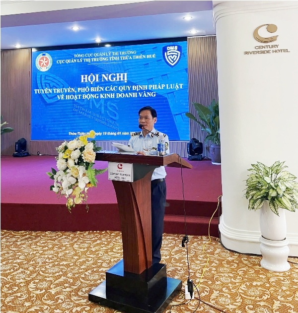 Ông Phan Hùng Sơn- Cục trưởng Cục QLTT Thành phố Huế Ông Phan Hùng Sơn- Cục trưởng Cục QLTT Thành phố Huế