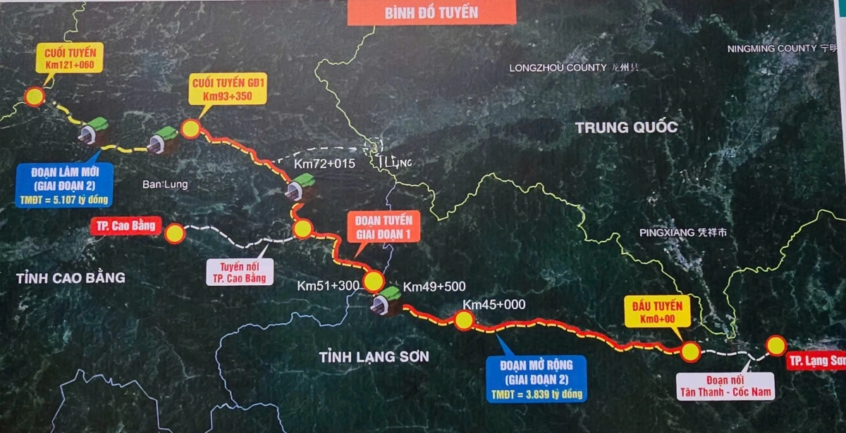 Dự án Cao tốc Đồng Đăng - Trà Lĩnh.
