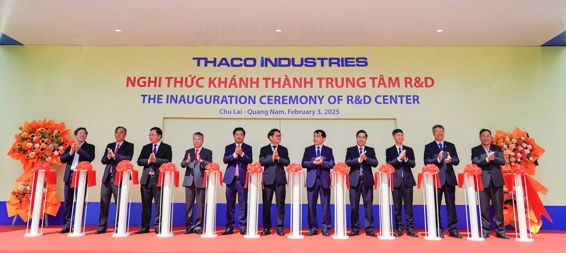 Nghi thức khánh thành Trung tâm R&D THACO INDUSTRIES