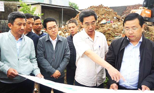 Lãnh đạo thành phố Đà Nẵng kiểm tra các công trình trọng điểm trên địa bàn quận Liên Chiểu
