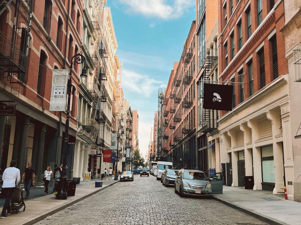 Khu phố biểu tượng Soho, New York. Ảnh: Pexel