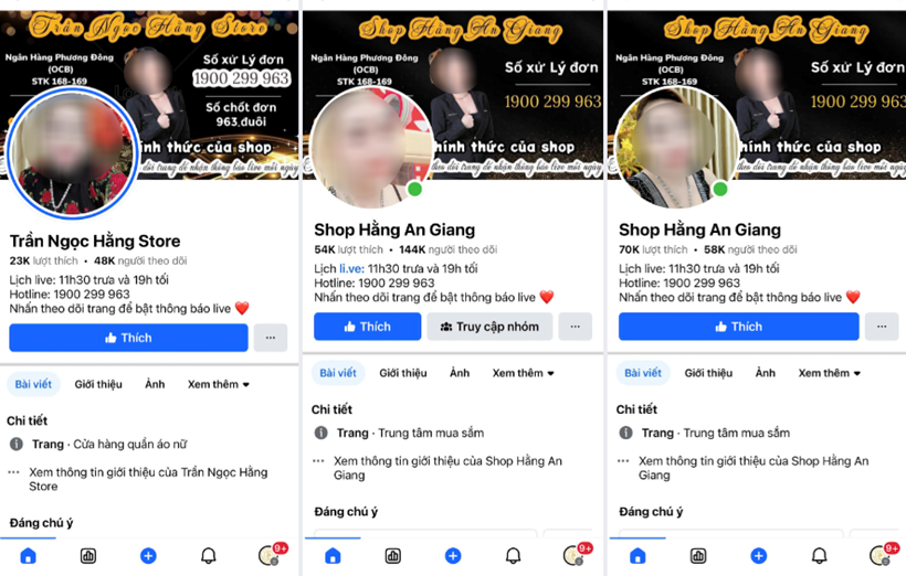 Nhiều lần bị xử phạt, Shop Trần Ngọc Hằng vẫn livestream bán hàng không rõ nguồn gốc, xuất xứ