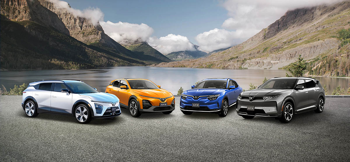 Các mẫu xe điện VinFast hội tụ tại Triển lãm ô tô Quốc tế Canada 2025