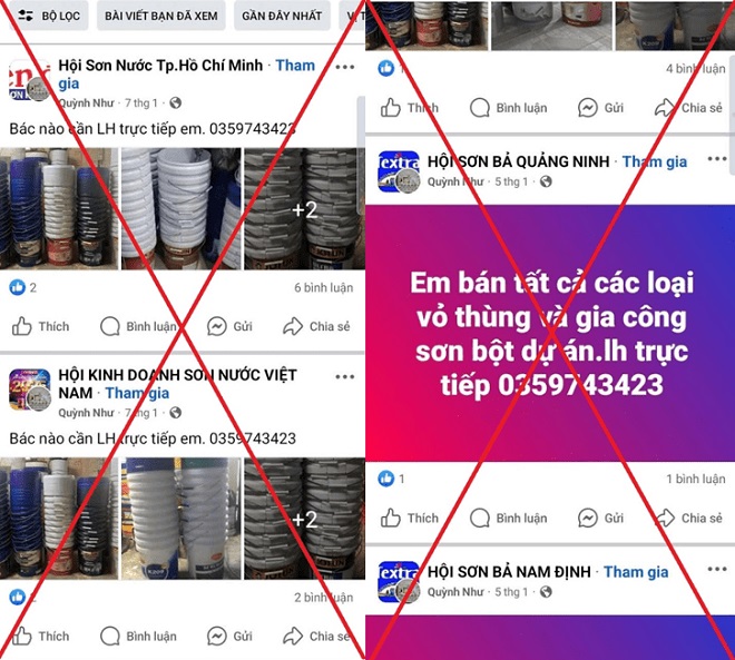 Các bài đăng bán sơn, vỏ thùng sơn Các bài đăng bán sơn, vỏ thùng sơn