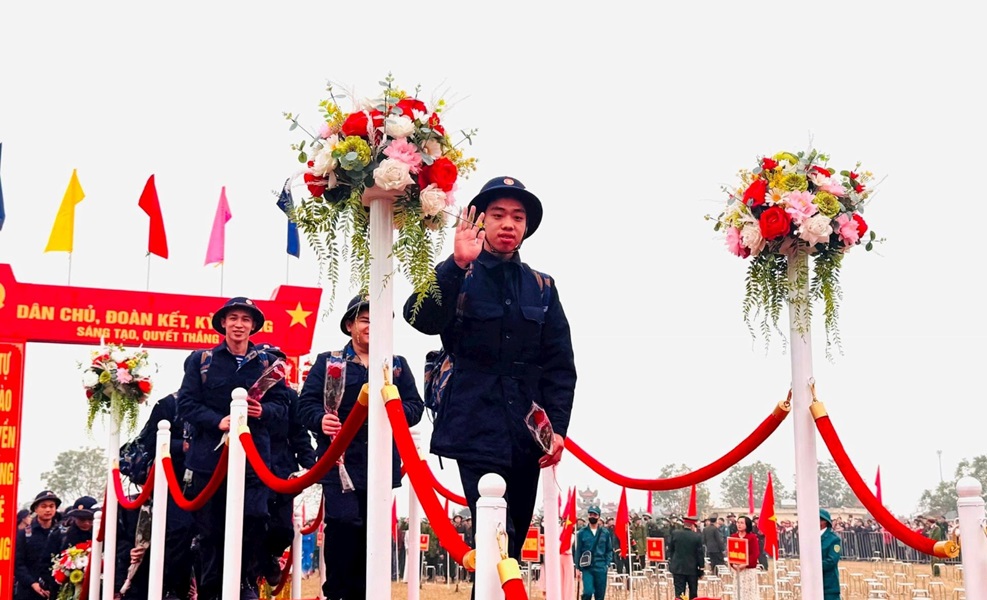 Hải Dương tổ chức lễ giao nhận quân năm 2025