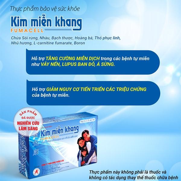 Kim Miễn Khang - Ngăn tự miễn - Hết ngứa ngáy, sạch vảy da - Tránh xa vảy nến, viêm da, lupus