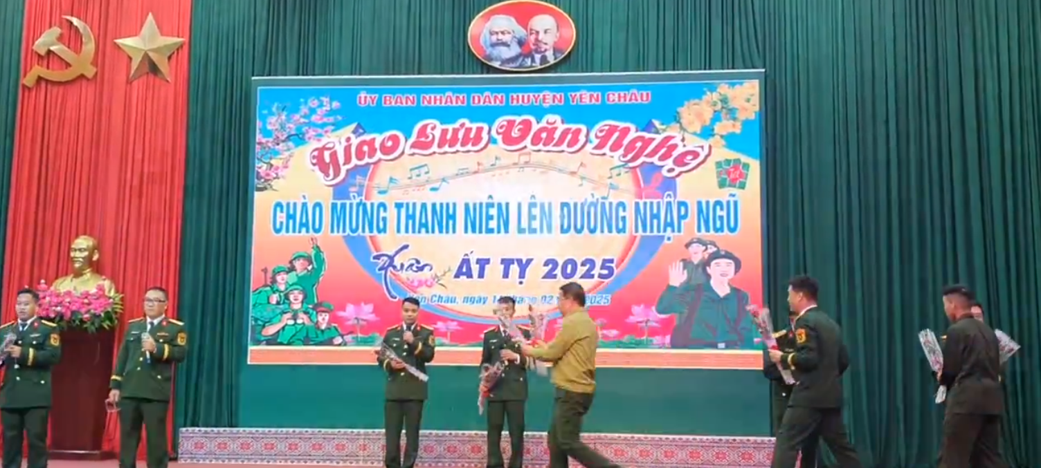 Giao lưu văn nghệ Chào đón Tân Binh lên đường làm nhiệm vụ Giao lưu văn nghệ Chào đón Tân Binh lên đường làm nhiệm vụ