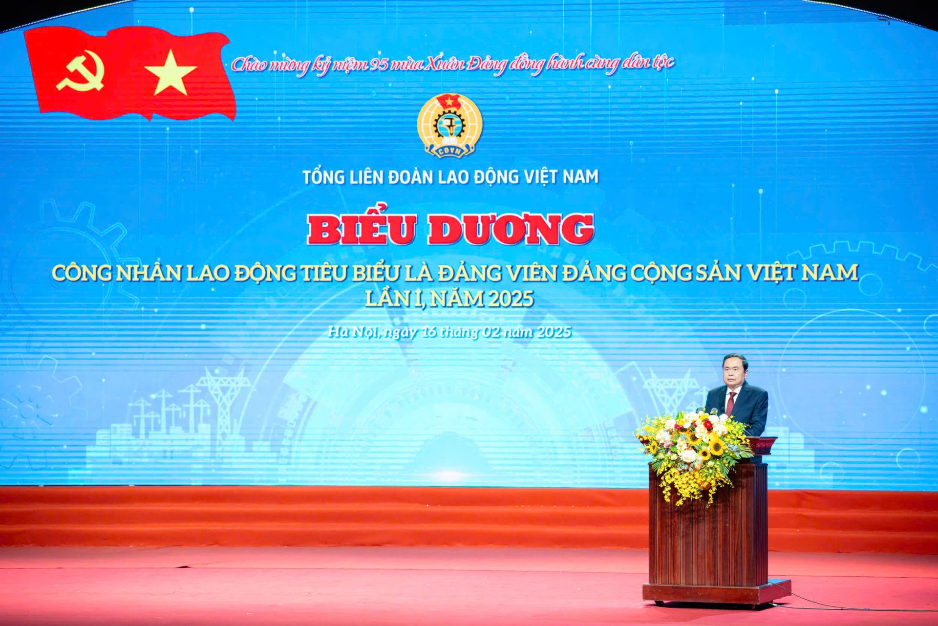 Chủ tịch Quốc hội Trần Thanh Mẫn phát biểu tại Hội nghị.