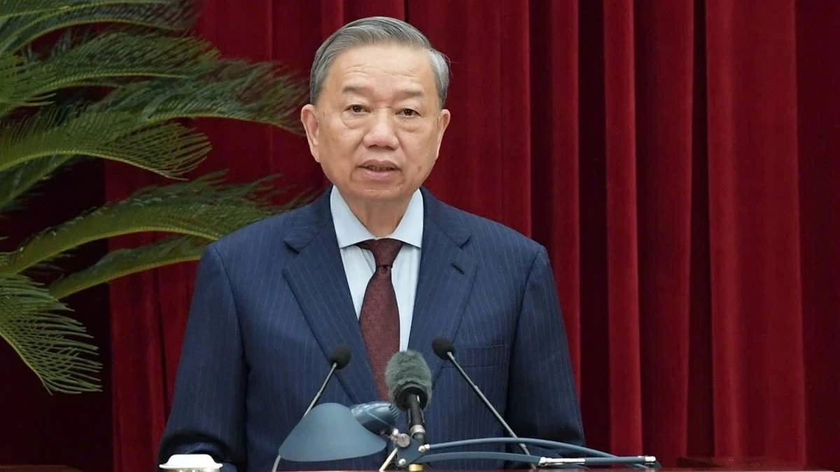 Tổng Bí thư Tô Lâm. Ảnh VOV.vn.