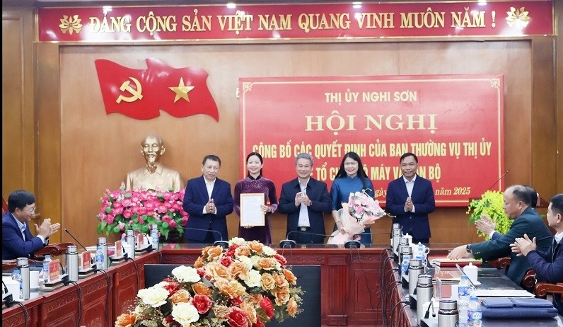Thành lập Ban Tuyên giáo và Dân vận Thị ủy Nghi Sơn