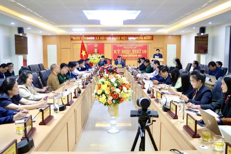 Kỳ họp thứ 19 của HĐND huyện Kỳ Anh.