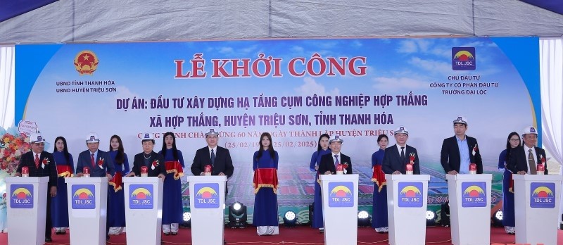 Thanh Hóa: Khởi công Cụm công nghiệp Hợp Thắng