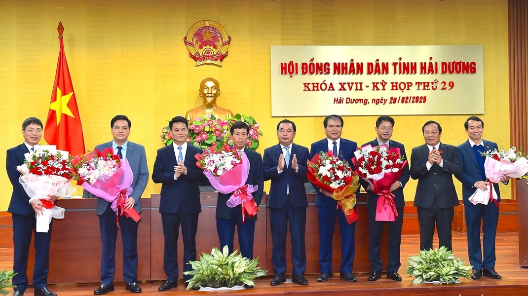 Hải Dương bổ nhiệm lãnh đạo 5 sở hợp nhất