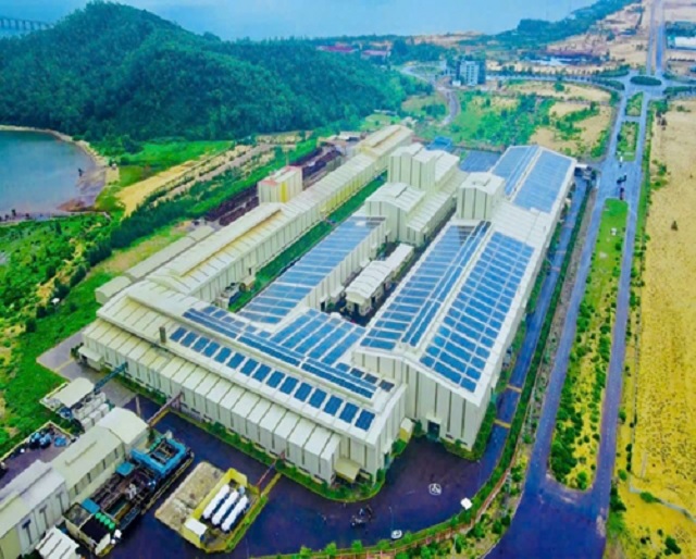 Phối cảnh Dự án Nhà máy thép của Công ty đang đầu tư tại KKT Nhơn Hội. Ảnh: VH Phối cảnh Dự án Nhà máy thép của Công ty đang đầu tư tại KKT Nhơn Hội. Ảnh: VH