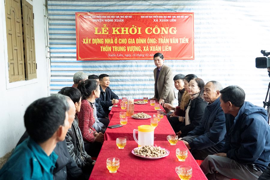 Nghi Xuân (Hà Tĩnh) xây nhà cho nhiều gia đình có hoàn cảnh khó khăn