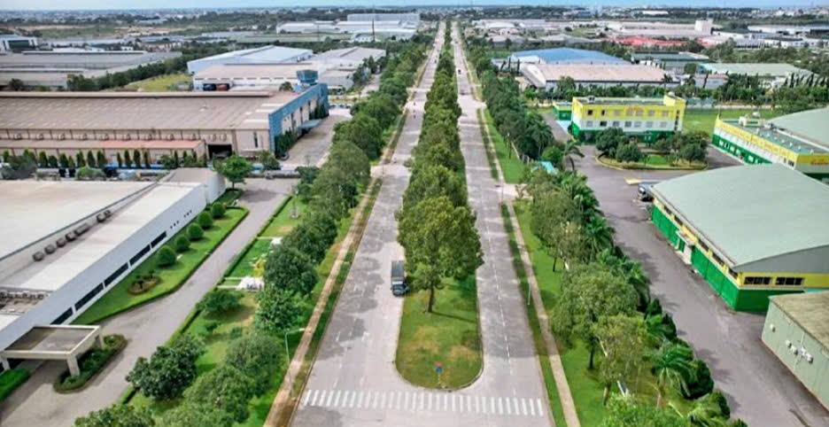 Trục đường chính của KCN Amata Biên Hoà Trục đường chính của KCN Amata Biên Hoà