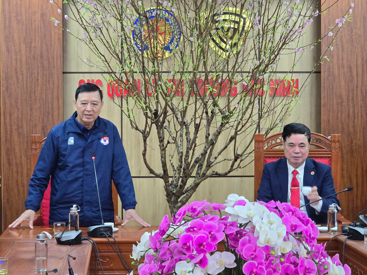 Ông Nguyễn Đăng Sinh Chủ tịch Hiệp hội chống hàng giả và Bảo vệ thương hiệu Việt Nam phát biểu chỉ đạo tại hội nghị.