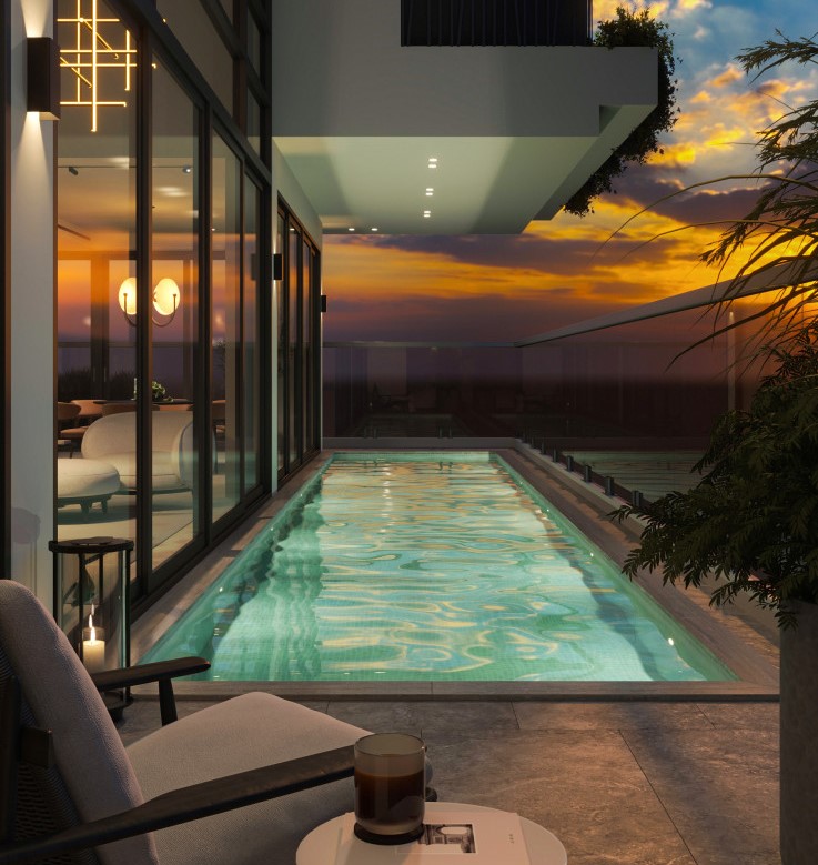 Hồ bơi riêng biệt với tầm nhìn trên cao là đặc quyền dành riêng cho gia chủ penthouse Hồ bơi riêng biệt với tầm nhìn trên cao là đặc quyền dành riêng cho gia chủ penthouse