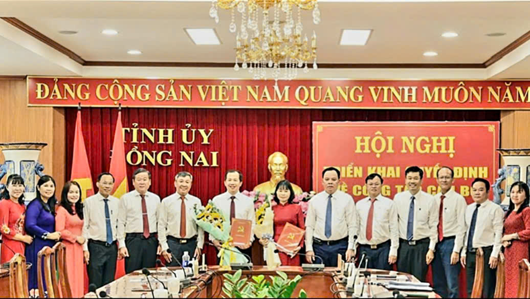 Đồng Nai: Bổ nhiệm hai phó ban Tuyên giáo và Dân vận