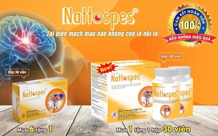 TPBVSK Nattospes hỗ trợ phòng ngừa đột quỵ ở người trẻ hiệu quả TPBVSK Nattospes hỗ trợ phòng ngừa đột quỵ ở người trẻ hiệu quả