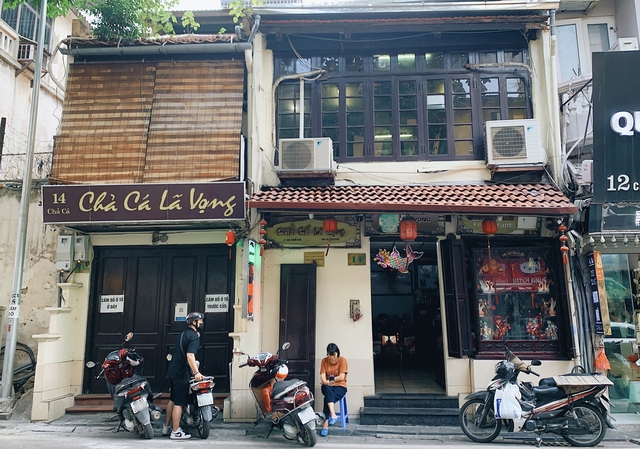 Một cửa hàng Chả cá Lã Vọng tại số 14 phố Hàng Sơn, nay là phố Chả Cá, phường Hàng Bồ (Hoàn Kiếm, Hà Nội). Ảnh: Hạ Linh Một cửa hàng Chả cá Lã Vọng tại số 14 phố Hàng Sơn, nay là phố Chả Cá, phường Hàng Bồ (Hoàn Kiếm, Hà Nội). Ảnh: Hạ Linh