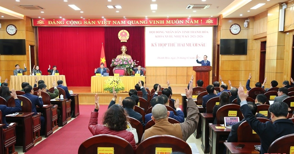HĐND tỉnh Thanh Hóa thông qua nhiều nghị quyết quan trọng