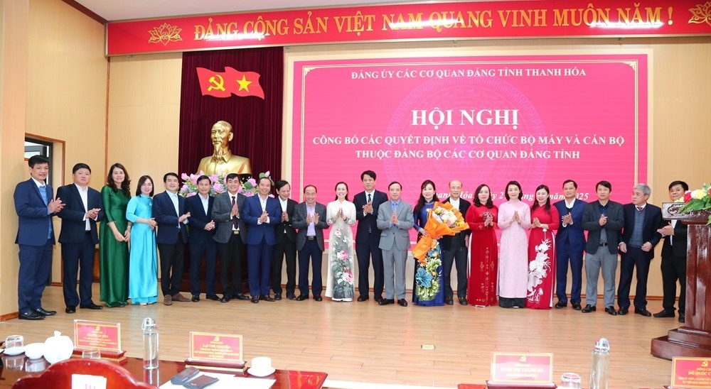 Hội nghị lần thứ nhất Ban Chấp hàng Đảng bộ các cơ quan Đảng tỉnh Thanh Hóa, nhiệm kỳ 2020- 2025