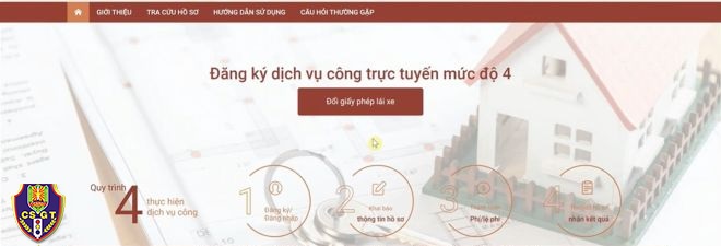Ngoài ra, người dân cũng có thể thực hiện bằng hình thức trực tuyến thông qua Cổng dịch vụ công quốc gia, sau đó chọn dịch vụ “Đổi giấy phép lái xe”.