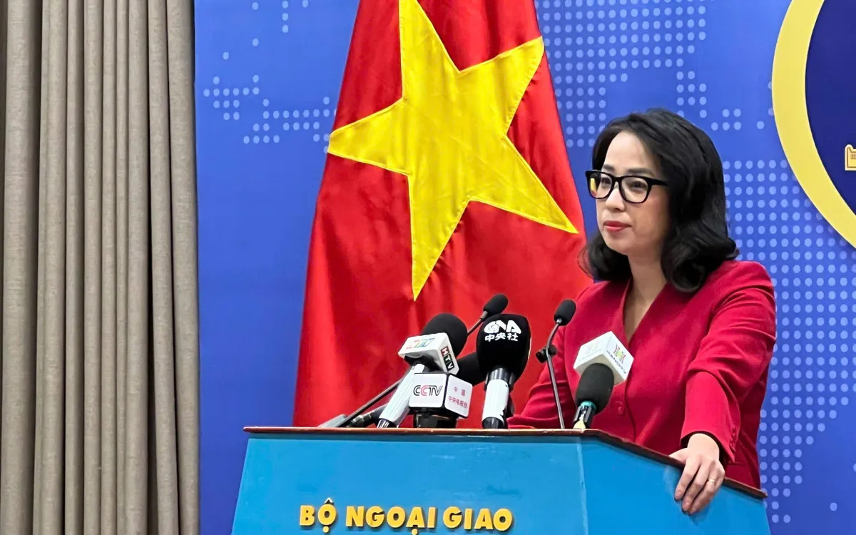 Bộ Ngoại giao lên tiếng về việc Trung Quốc tập trận ở vùng biển Vịnh Bắc Bộ