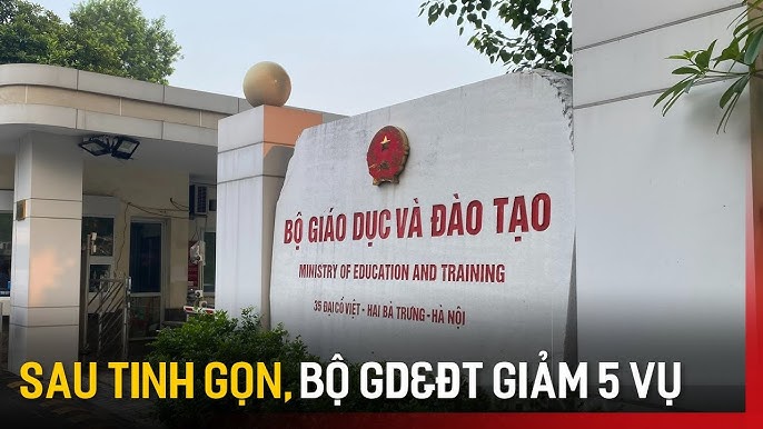 Bộ GD&ĐT sắp xếp lại bộ máy, giảm 5 đơn vị từ ngày 1/3/2025