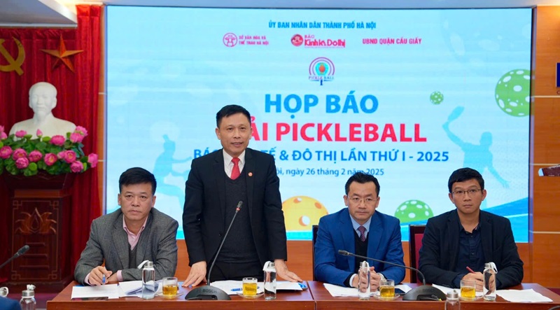 Sắp diễn ra Giải “Pickleball Báo Kinh tế & Đô thị lần thứ I - 2025”