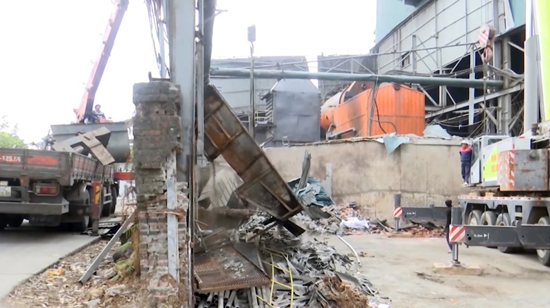 8 cơ sở ngoài Cụm công nghiệp Phú Lâm tự tháo dỡ, di dời các công trình vi phạm