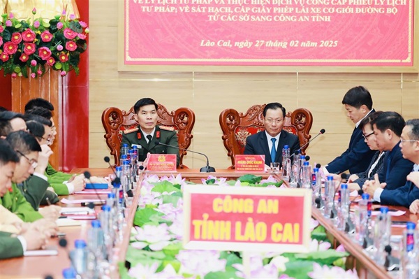 Công an tỉnh Lào Cai nhận thêm nhiệm vụ mới từ các sở, ngành từ ngày 1/3