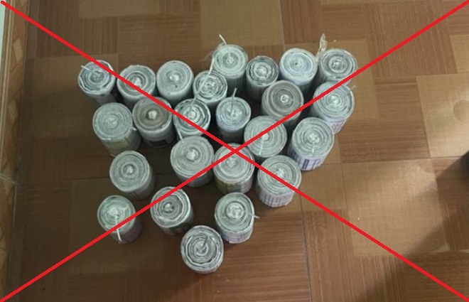 Thông báo tìm người chứng kiến người mua nguyên liệu sản xuất pháo