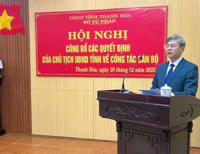 Ông Mai Xuân Bình, tân Giám đốc Sở Tư pháp Thanh Hóa. Ông Mai Xuân Bình, tân Giám đốc Sở Tư pháp Thanh Hóa.