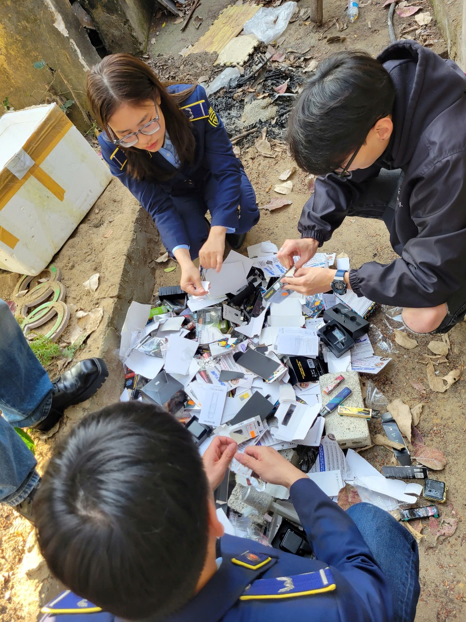 tiêu hủy tang vật vi phạm