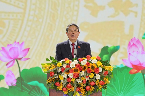 Ông Nguyễn Đức Hải, Ủy viên Trung ương Đảng, Phó Chủ tịch Quốc hội phát biểu tại buổi lễ Ông Nguyễn Đức Hải, Ủy viên Trung ương Đảng, Phó Chủ tịch Quốc hội phát biểu tại buổi lễ