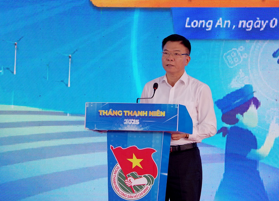 Phát biểu tại buổi lễ, Phó Thủ tướng Chính phủ - Lê Thành Long khẳng định vai trò quan trọng của thanh niên trong công cuộc xây dựng và phát triển đất nước