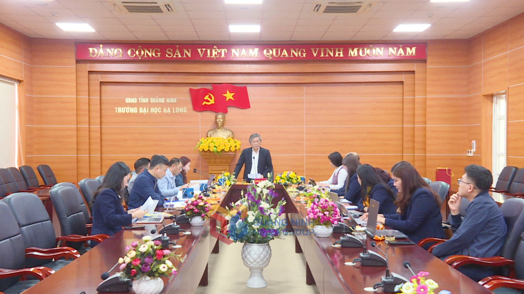 PGS.TS Lê Anh Tuấn, Vụ trưởng Vụ Đào tạo, Bộ VHTT&DL, Chủ tịch Hội đồng thẩm định, đánh giá cao Đề án mở mã ngành Du lịch (Du lịch và Dịch vụ Hàng không), Trường Đại học Hạ Long.