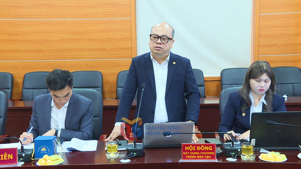 PGS.TS Lê Anh Tuấn, Vụ trưởng Vụ Đào tạo, Bộ VHTT&DL, Chủ tịch Hội đồng thẩm định, đánh giá cao Đề án mở mã ngành Du lịch (Du lịch và Dịch vụ Hàng không), Trường Đại học Hạ Long.