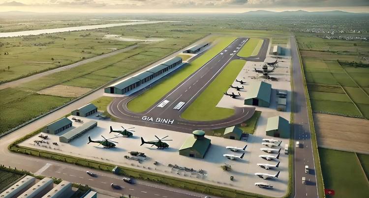 Phối cảnh Sân bay Gia Bình Phối cảnh Sân bay Gia Bình