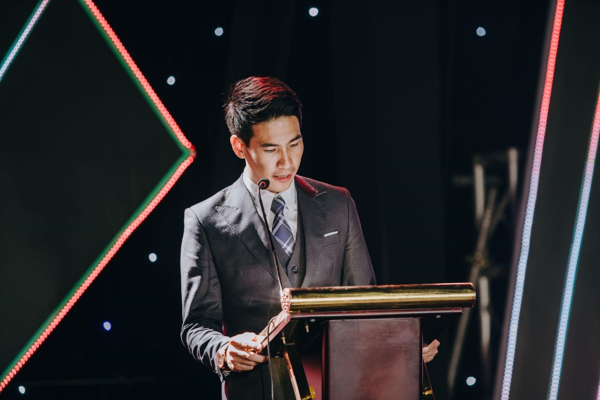 Ông Nguyễn Trọng Toán - Giám đốc Đối ngoại Khang Phát Holdings phát biểu tại sự kiện Ông Nguyễn Trọng Toán - Giám đốc Đối ngoại Khang Phát Holdings phát biểu tại sự kiện